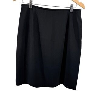 Classic Lauren‎ Ralph Lauren Pencil Skirt Career Office Wear Black Size 12